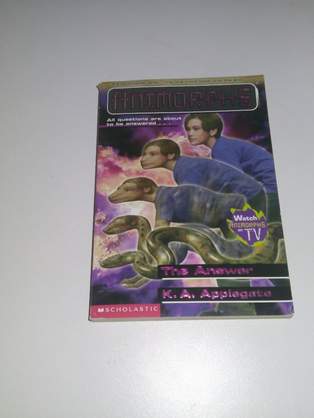nimorphs #53 The Answer K.A. Applegate Scholastic Vintage Paperback Science Fict - Picture 2 of 5